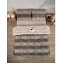 ETE HOMETEX ÇİFT KİŞİLİK LÜX WELSOFT YORGAN 195X215CM LEOPAR BEJ 8696474231945